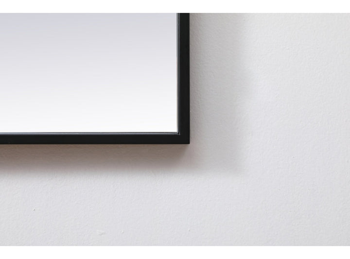 Valparaiso Accent Mirror Wade Logan® Size: 48"  x 48"  Finish: Black