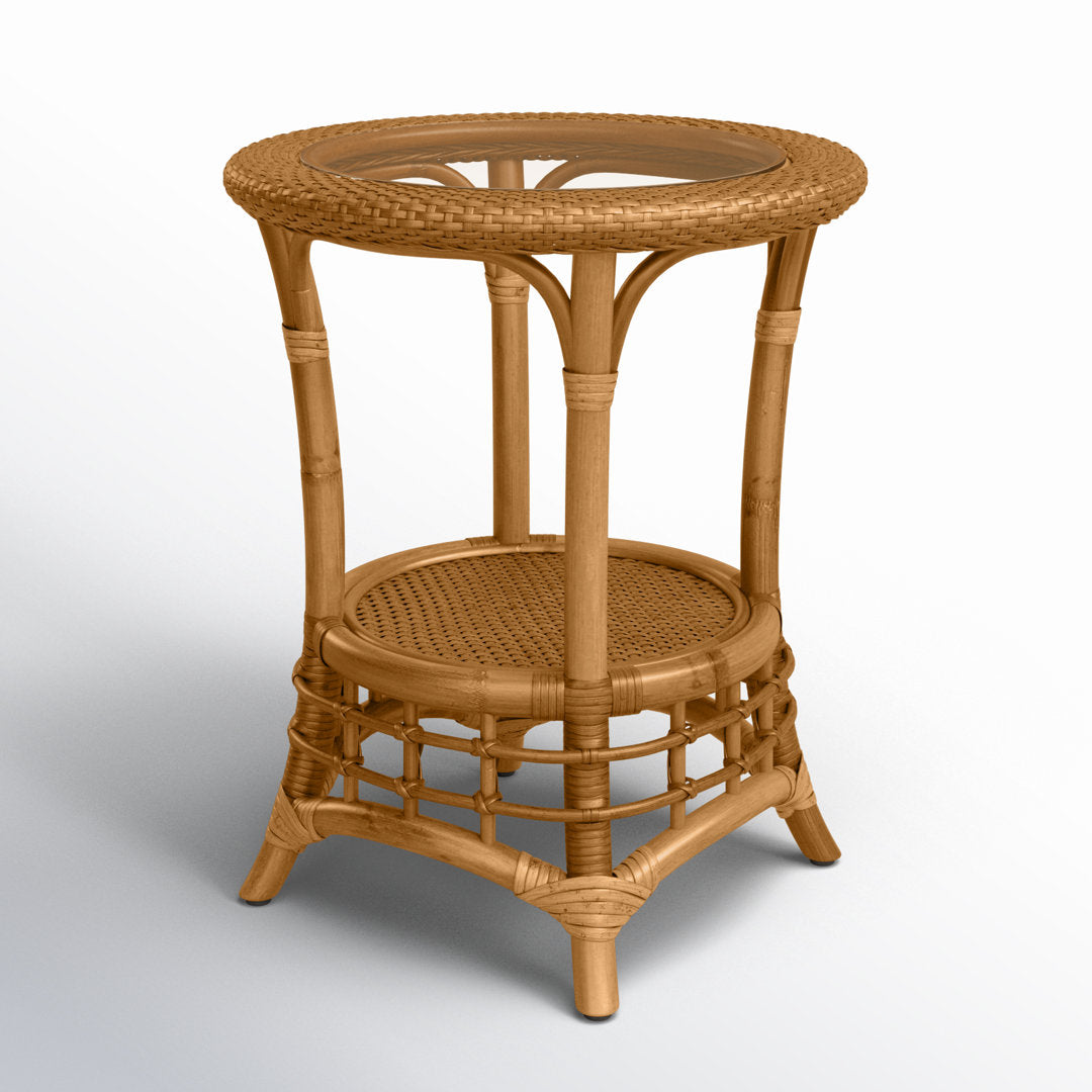 Luca Chairside Table Birch Lane™ Color: Honey