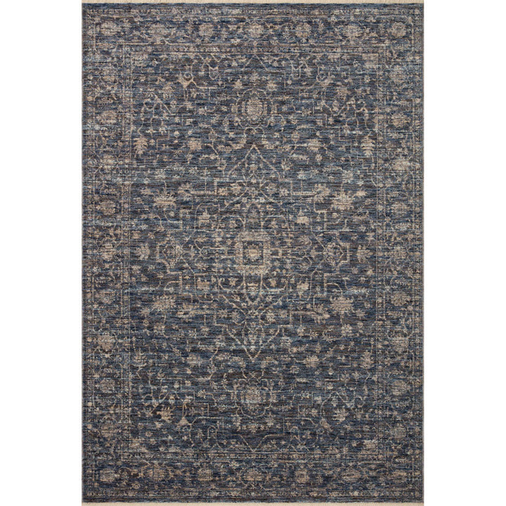Sorrento Oriental Machine Made Power Loom Polyester Area Rug in Blue Loloi Rugs Rug Size: Rectangle 7'10" x 10'2"