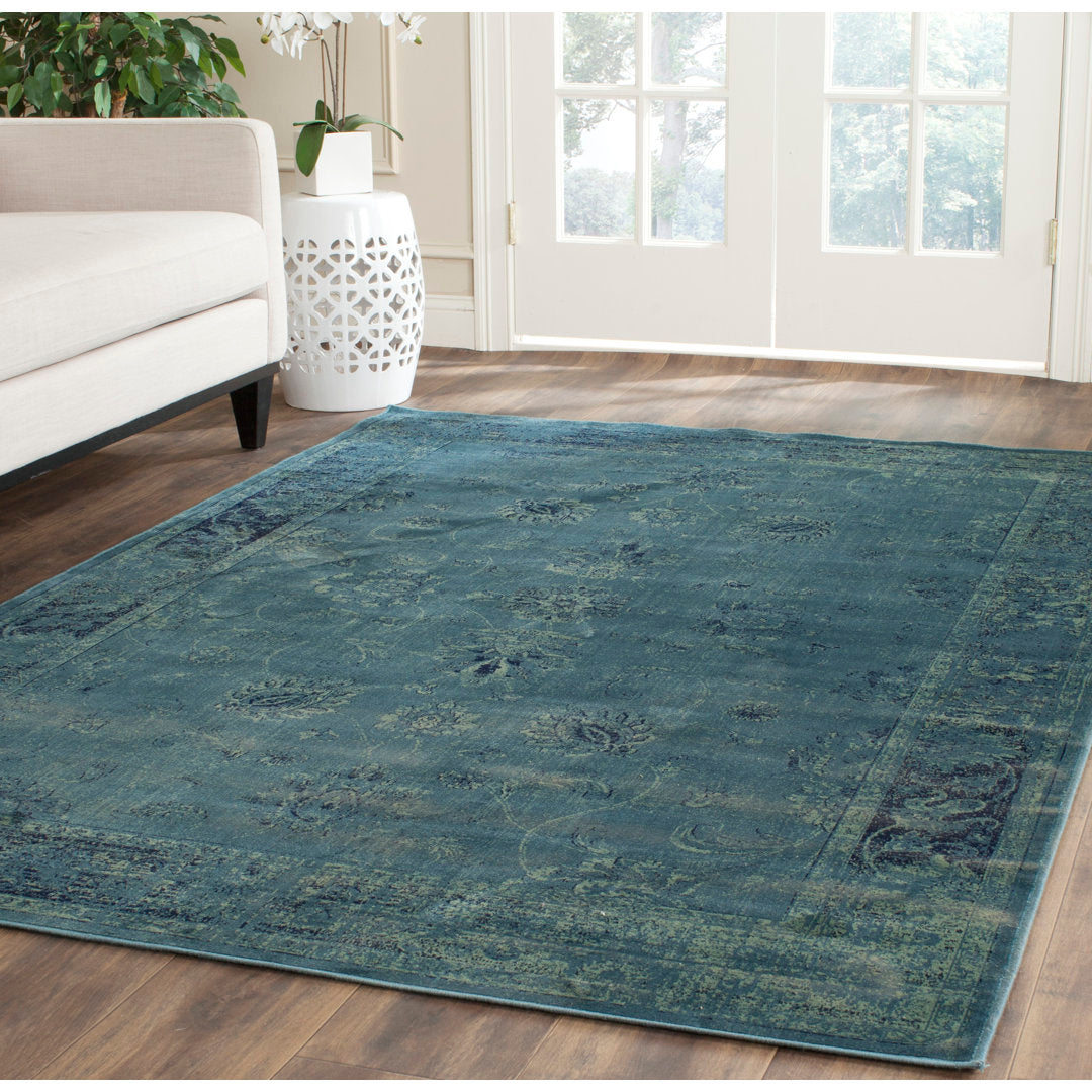 Beldale Blue Area Rug Trent Austin Design® Rug Size: Rectangle 3'3" x 5'7"