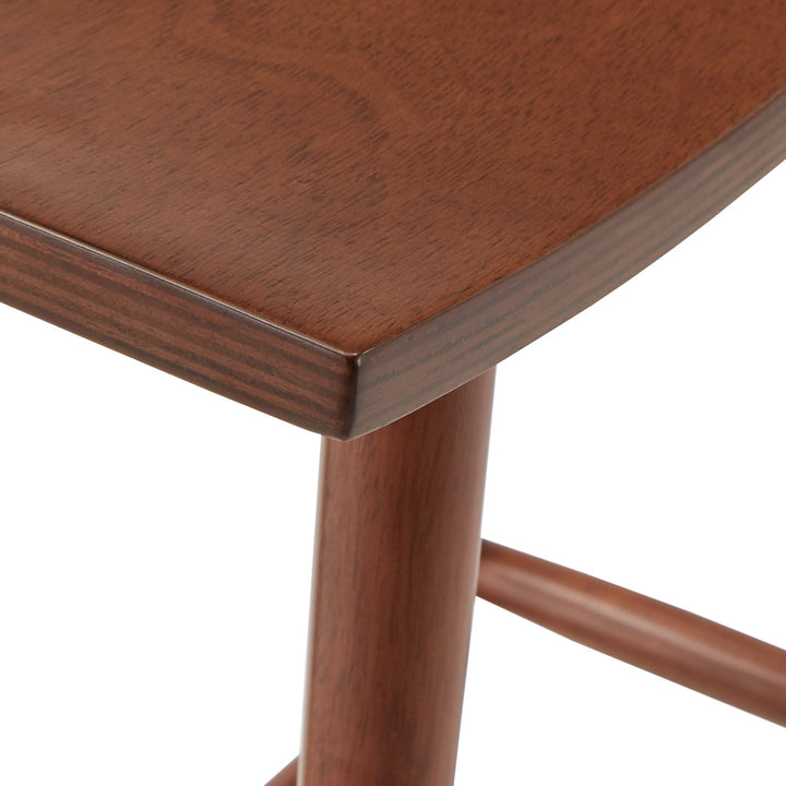 Ashray Solid Wood 24.25" Counter Stool (Set of 2) Wade Logan® Color: Oak