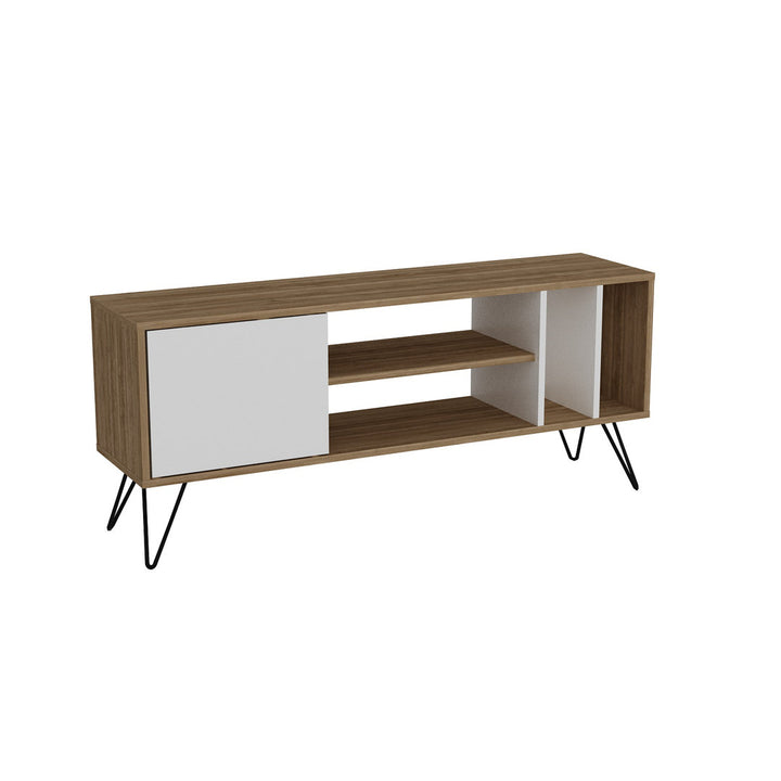 Umaima TV Stand for TVs up to 65" Wrought Studio™ Color: Walnut/White