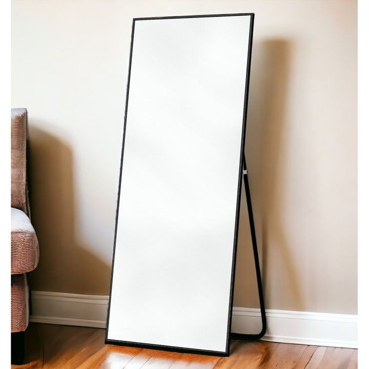 Koudia Metal Framed Standing Mirror Wrought Studio™ Size: 71" x 27.6" Finish: Black