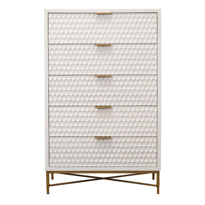 Capra 5 Drawer 30'' W Chest AllModern Color: White
