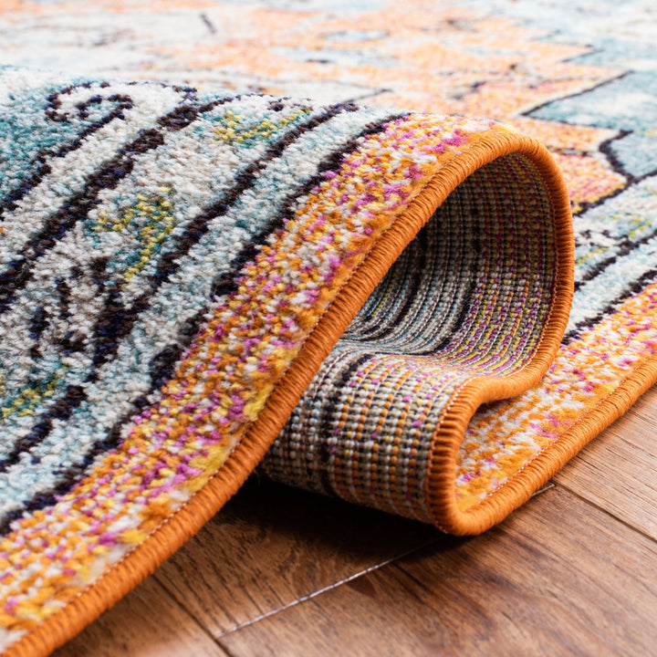 Yedidalga Performance Oriental Rug Bungalow Rose Rug Size: Square 6'7"