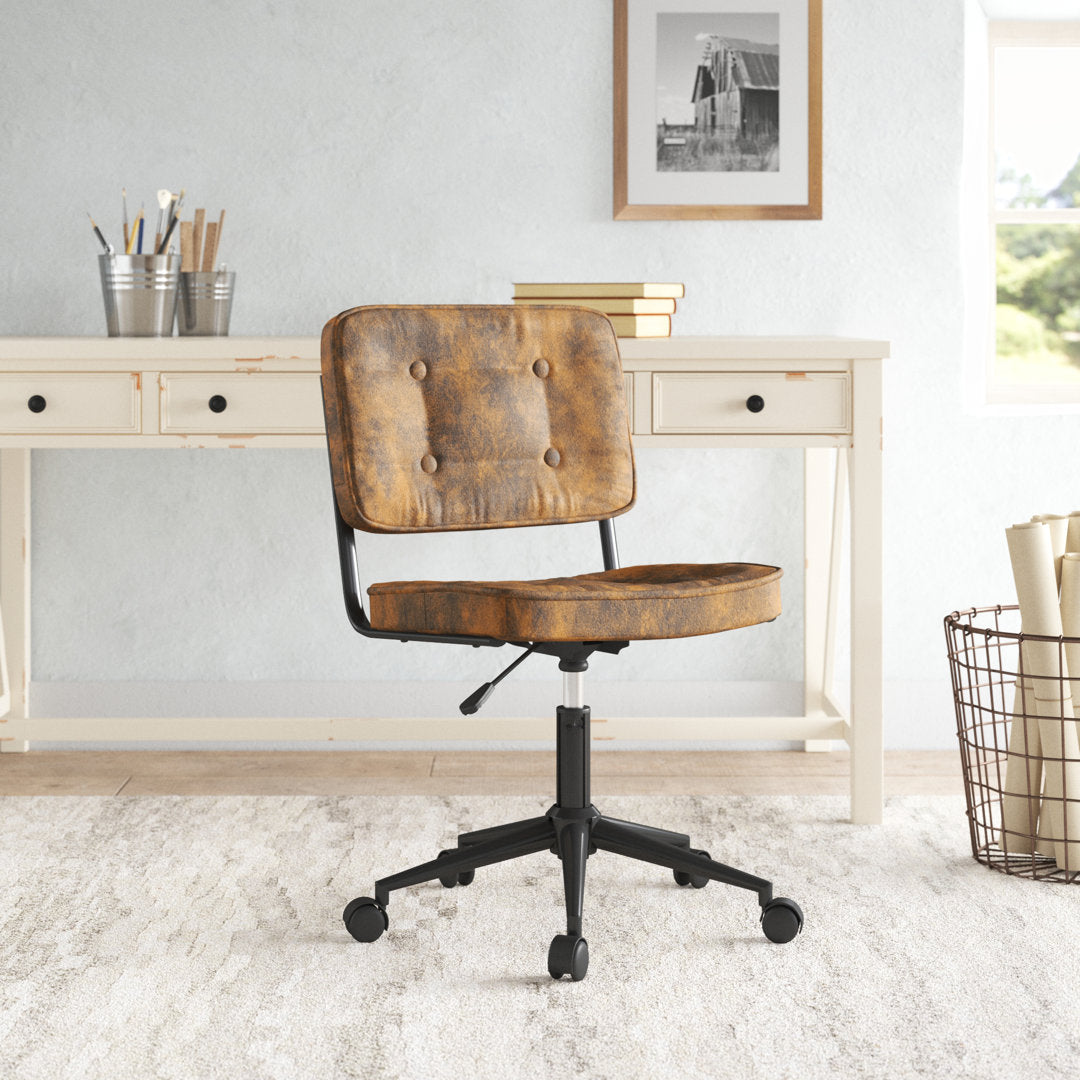 Korey Task Chair Steelside™ Upholstery Color: Brown