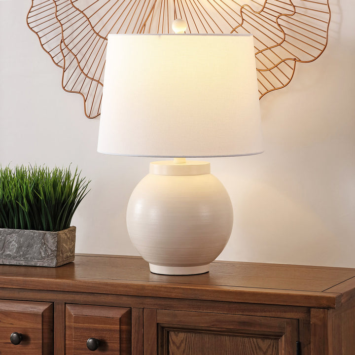 Hamby 22'' Cream Table Lamp Zipcode Design™