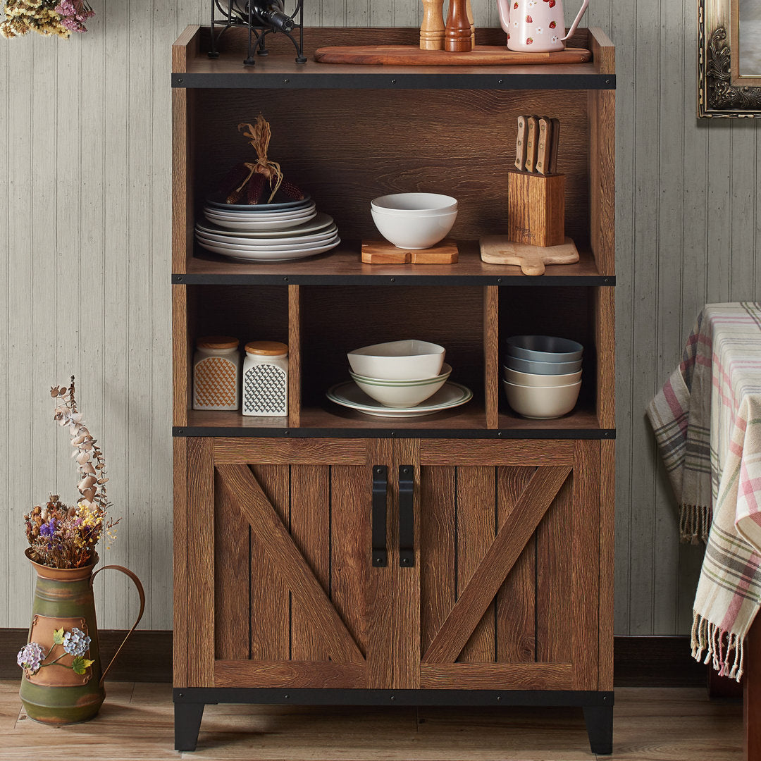 Peterkin 31.49" Wide Dining Hutch Union Rustic