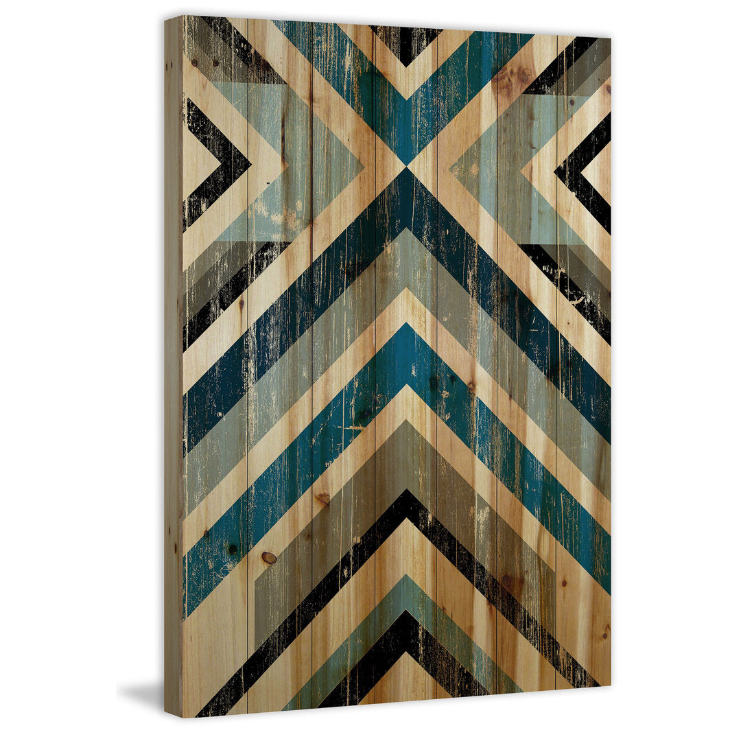 Climbing Vees - Print on Wood Wrought Studio™ Size: 60" H x 40" W x 1.5" D