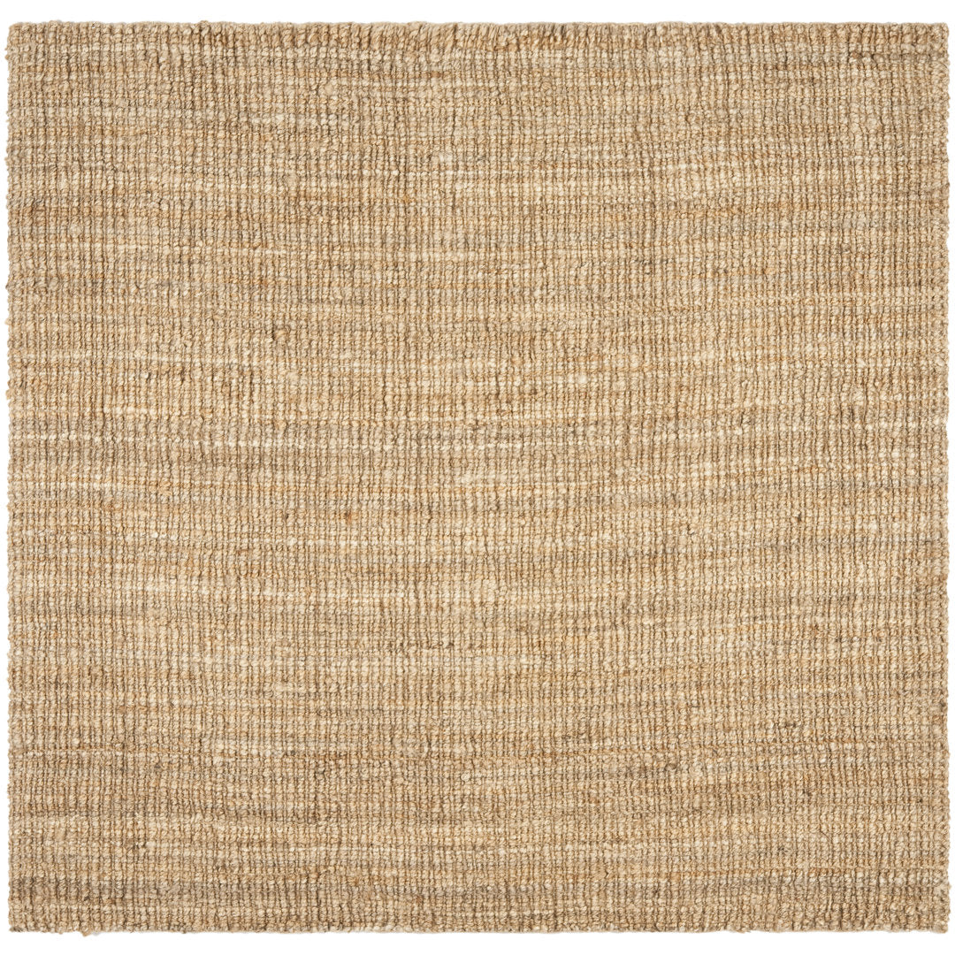 Erroll Pollux Machine Made Power Loom Jute Area Rug Beachcrest Home™ Rug Size: Square 9'