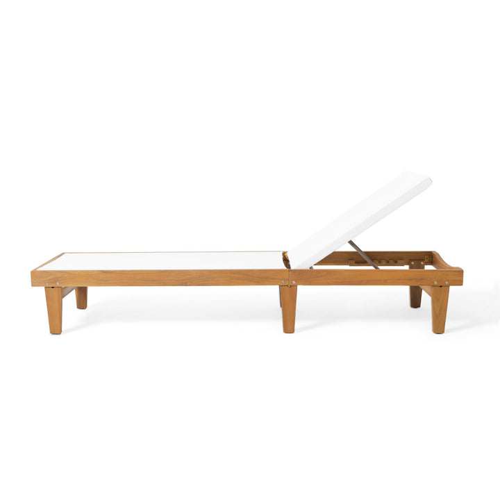 Scheiner 24'' Outdoor Acacia Chaise Lounge (Set of 2) Birch Lane™ Color: Teak