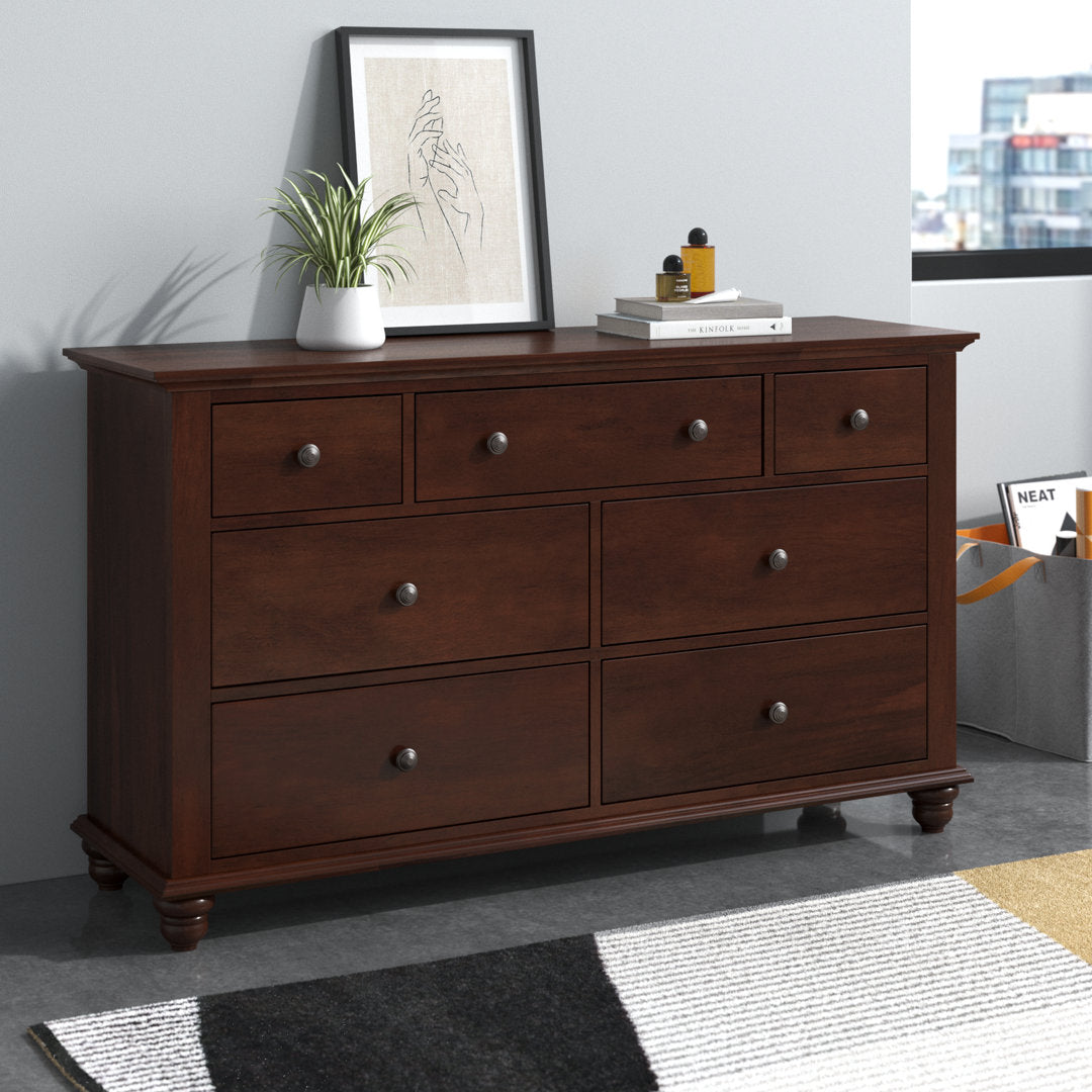Angelus 7 Drawer Double Dresser Lark Manor™