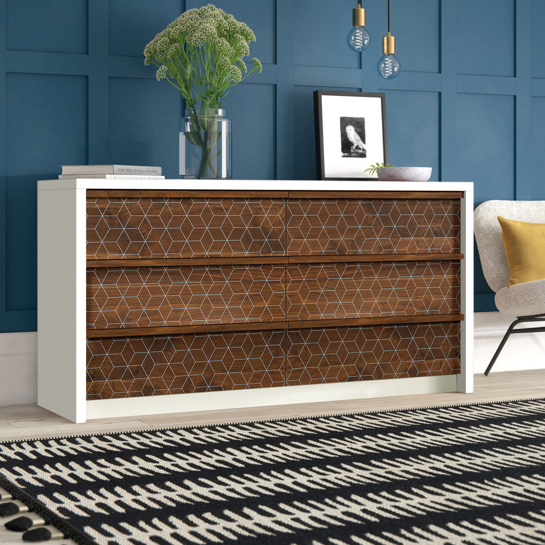 Holtzlander Double Dresser Union Rustic Color: Soft White