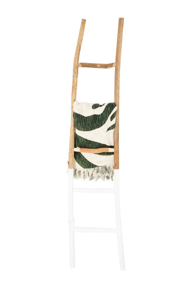 Archbald 5.9 ft Blanket Ladder Dovecove Color: Brown Dipped
