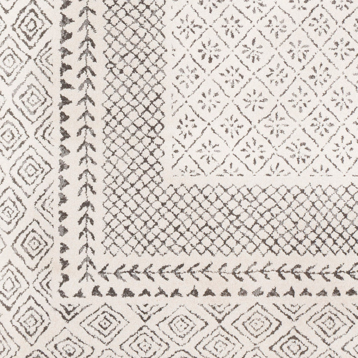 Calvo Light Beige/Charcoal Area Rug Wade Logan® Rug Size: Rectangle 10' x 13'11"