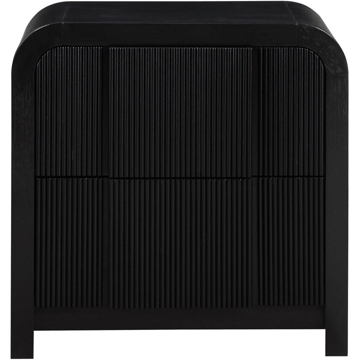 Ishana Solid Wood Nightstand Wrought Studio™ Color: Black