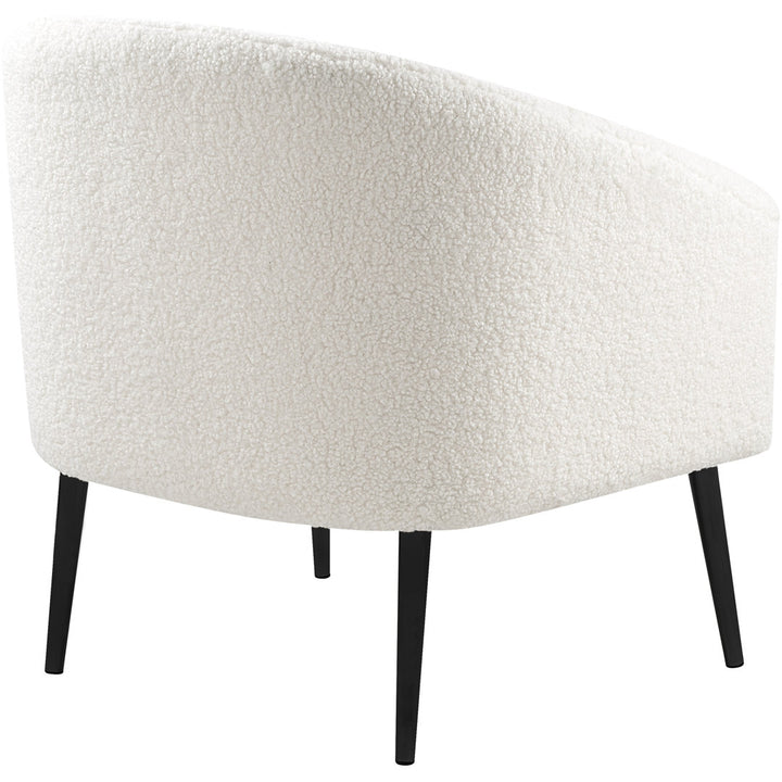 Tisch 30.5" W Barrel Chair Wrought Studio™ Leg Color: Matte Black