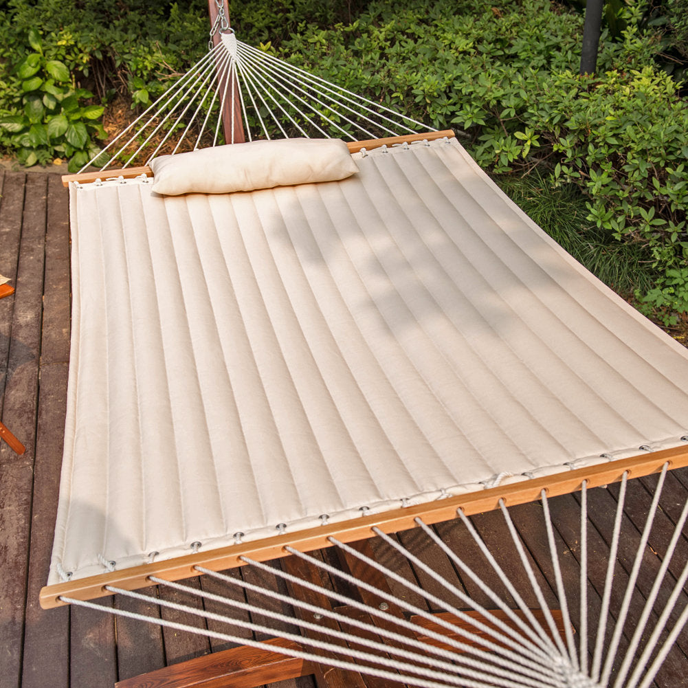 Mitre Double Camping Hammock Arlmont & Co. Color: Natural