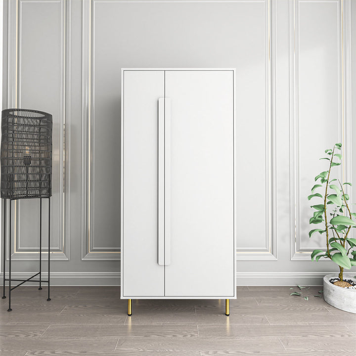 Zhao Solid + Manufactured Wood Armoire Mercer41