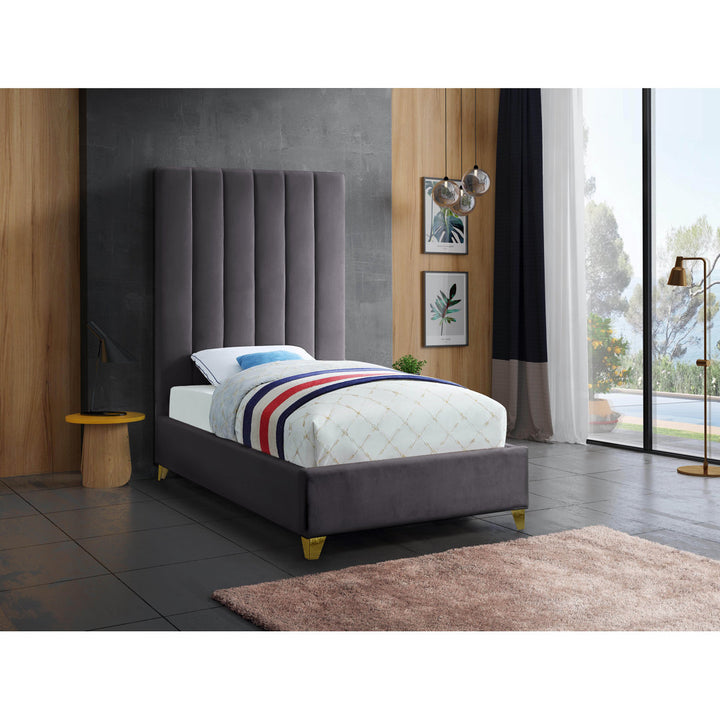 Sibert Tufted Upholstered Platform Bed Willa Arlo™ Interiors Color: Gray Size: Twin