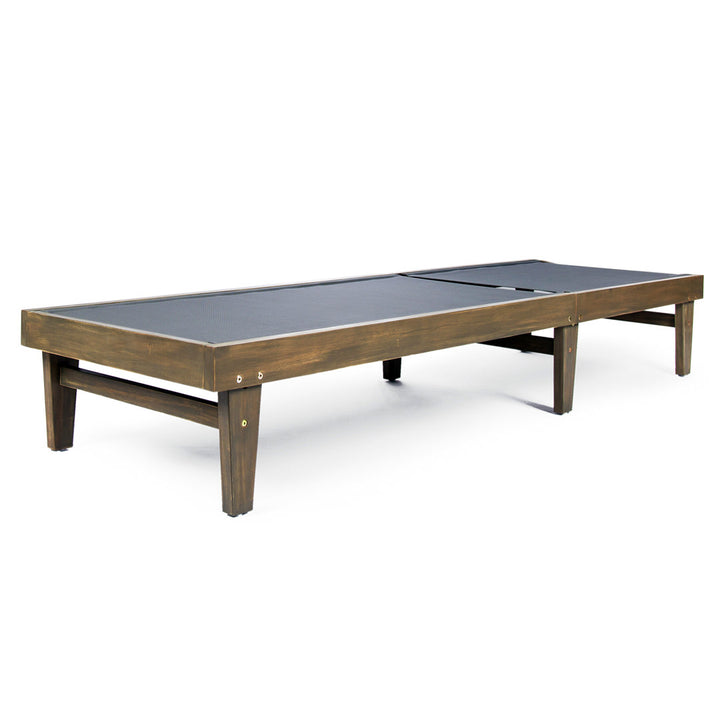 Scheiner 24'' Outdoor Acacia Chaise Lounge (Set of 2) Birch Lane™ Color: Gray