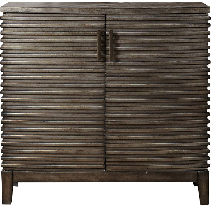 Cale Rustic 2-Door Accent Cabinet Beachcrest Home™ Color: Gray