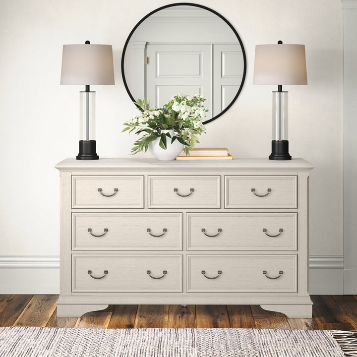 Nestor Antique White 7 Drawer Dresser Birch Lane™