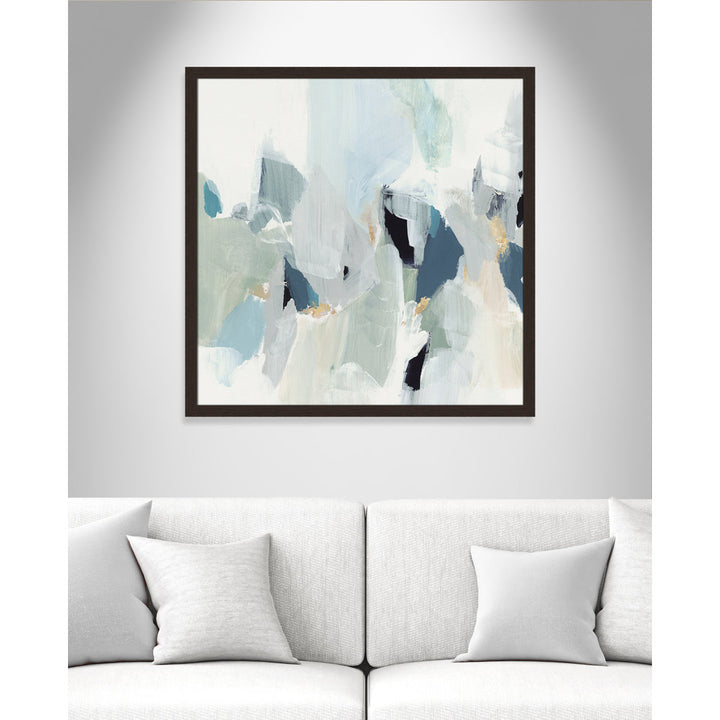 Little Talks II by Isabelle Z - Picture Frame Print on Canvas Casa Fine Arts Size: 37" H x 37" W x 0.75" D Format: Walnut Picture Framed Paper