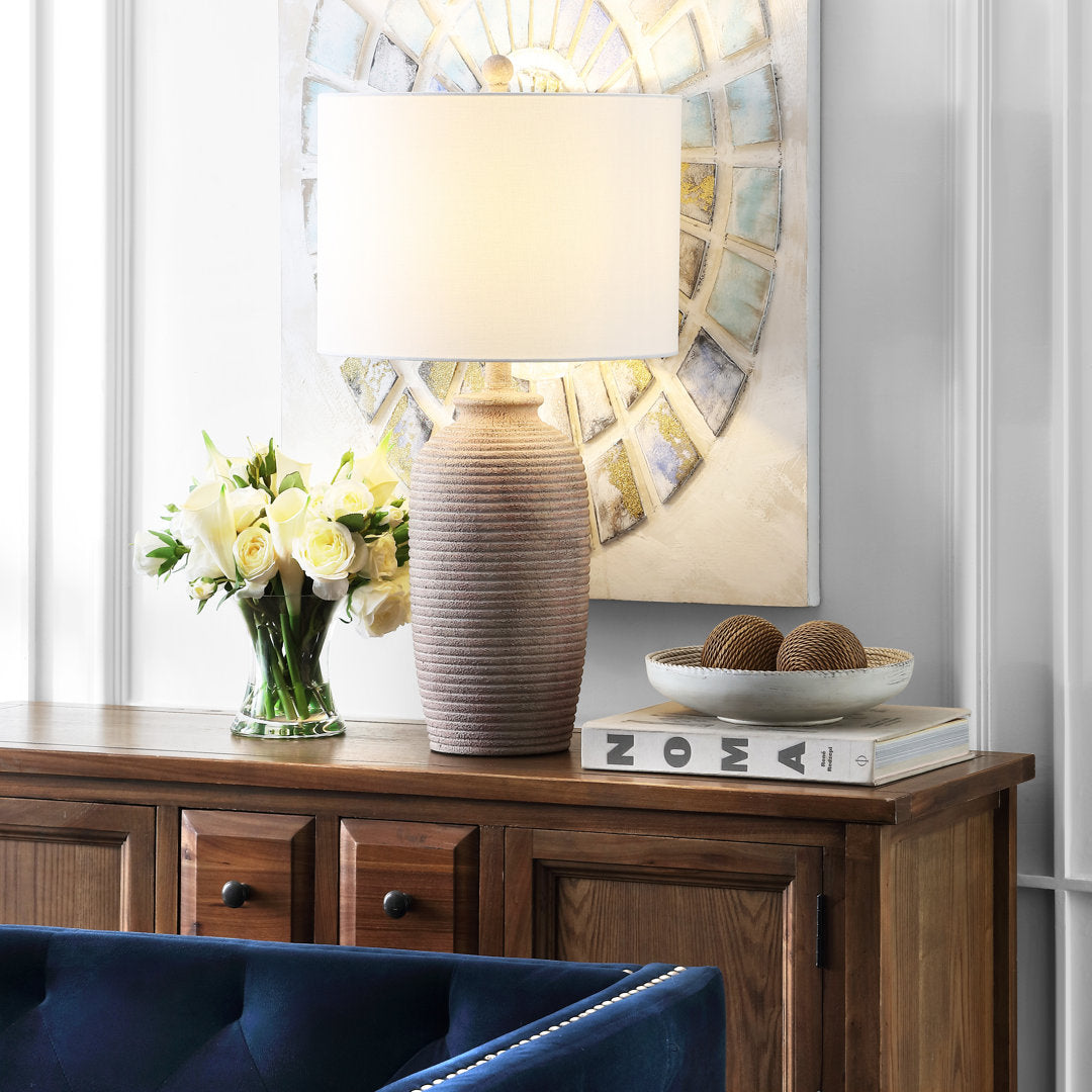 Brady 28" Sandy Pearl Table Lamp Joss & Main
