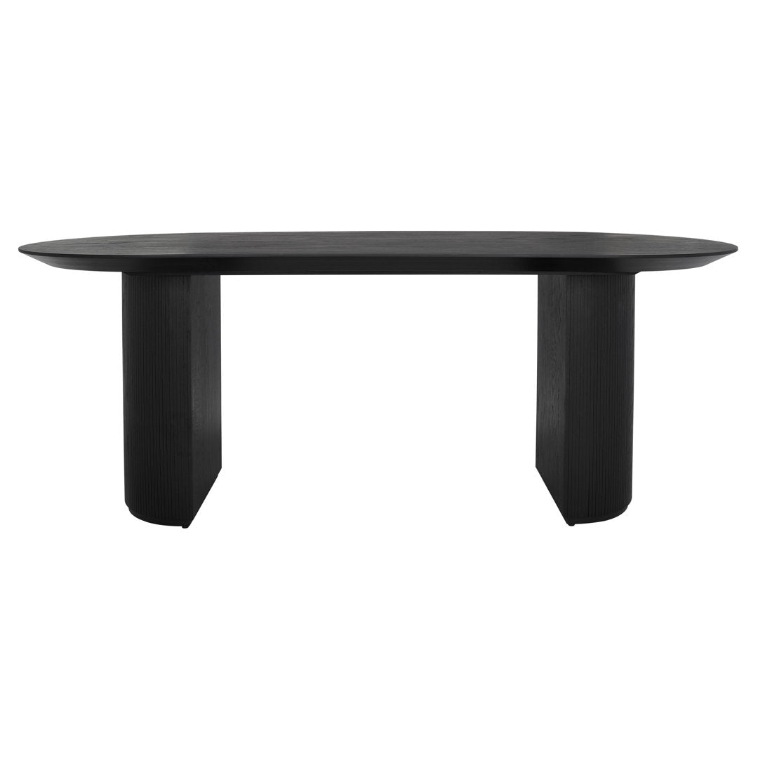 Abberton 78.7'' Dining Table Joss & Main Color: Black
