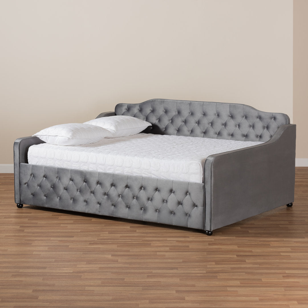 Whittlesey Solid Wood Daybed Rosdorf Park Color: Gray Size: Queen