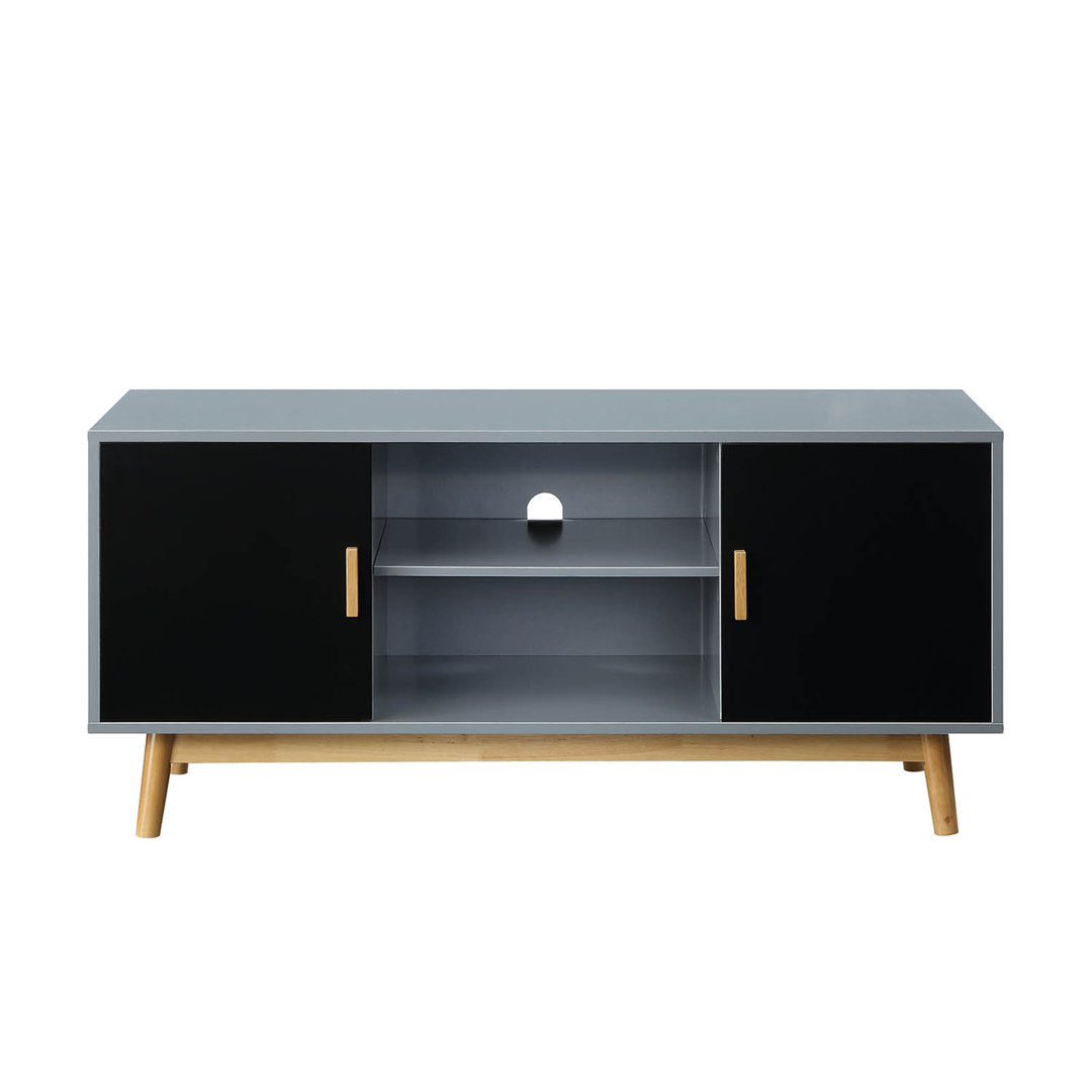 Asten Bartling TV Stand for TVs up to 46" Wade Logan® Color: Gray/Black