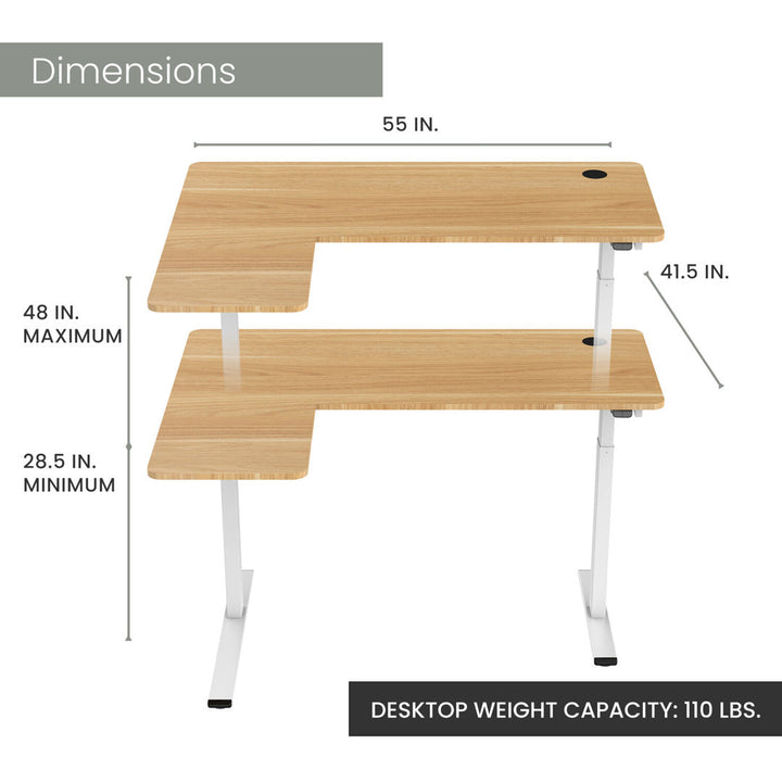 T-Shape Standing Desk Hanover