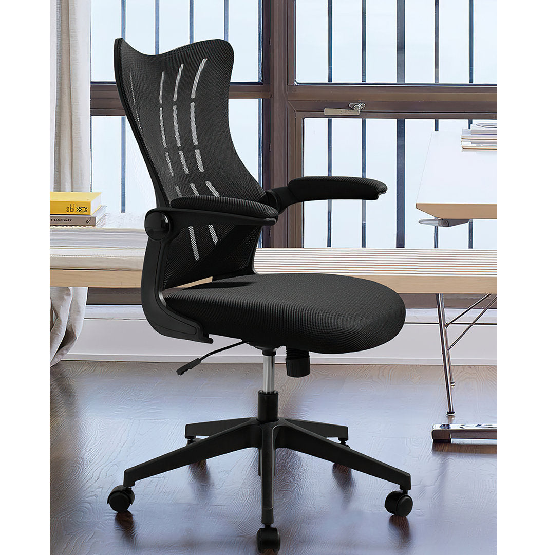 Sheffield Mesh Task Chair Upper Square™ Upholstery Color: Black