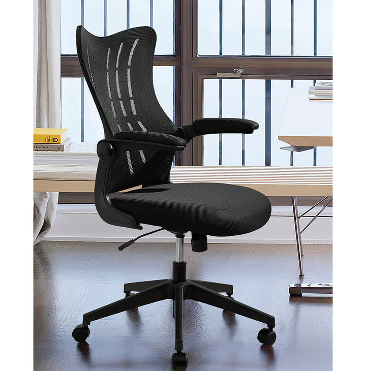 Sheffield Mesh Task Chair Upper Square™ Upholstery Color: Black