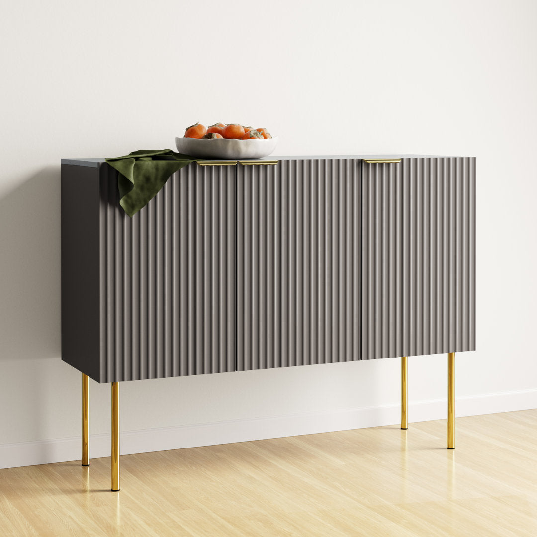Santillanes 47.25'' Wide Sideboard Willa Arlo™ Interiors Color (Base/Top): Taupe/ Faux White