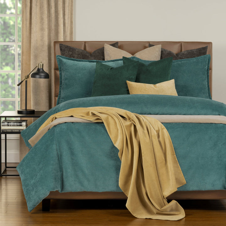 Mixology Duvet Cover & Insert Set Siscovers Color: Sea Blue Size: Queen Duvet Cover + 2 Shams