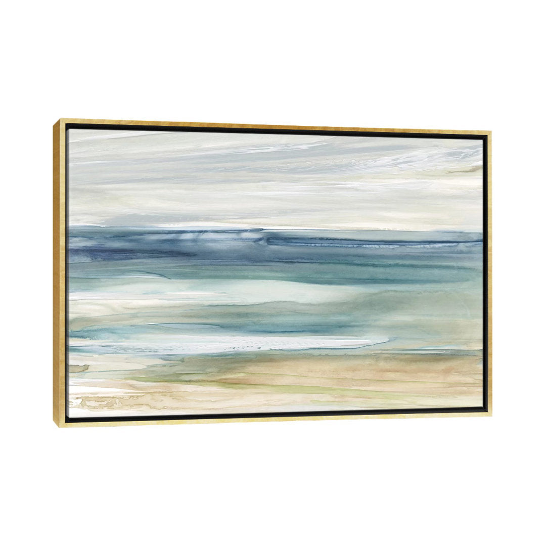 Ocean Breeze by Carol Robinson Painting Print The Twillery Co.® Size: 18" H x 26" W x 1.5" D Format: Black Framed, Mat Included: No Mat
