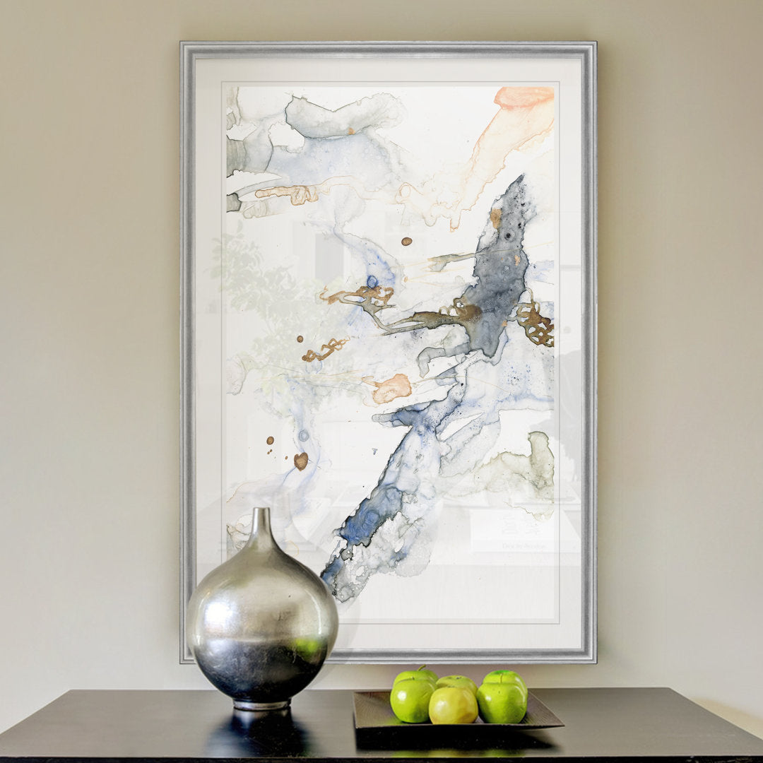 Organic Interlace I - Print on Canvas Mercury Row® Size: 30.5" H x 42.5" W x 1.5" D Format: Silver Framed