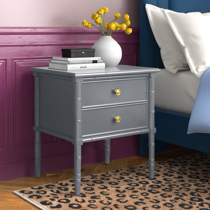 Monserrat 2 - Drawer Nightstand Willa Arlo™ Interiors Color: Gray