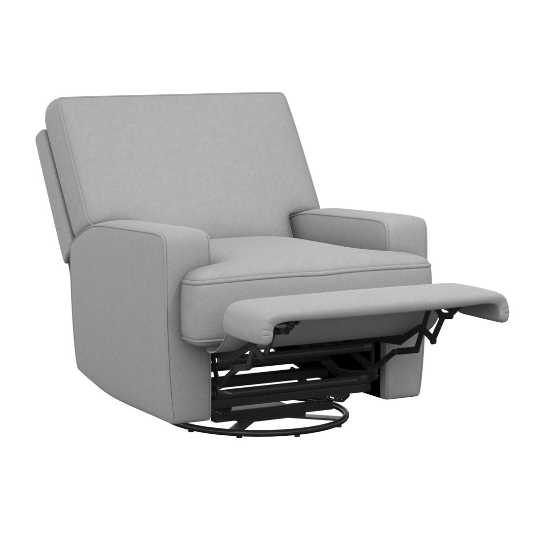 Abingdon Upholstered Swivel Reclining Glider Mack & Milo™ Upholstery Color: Gray Velvet