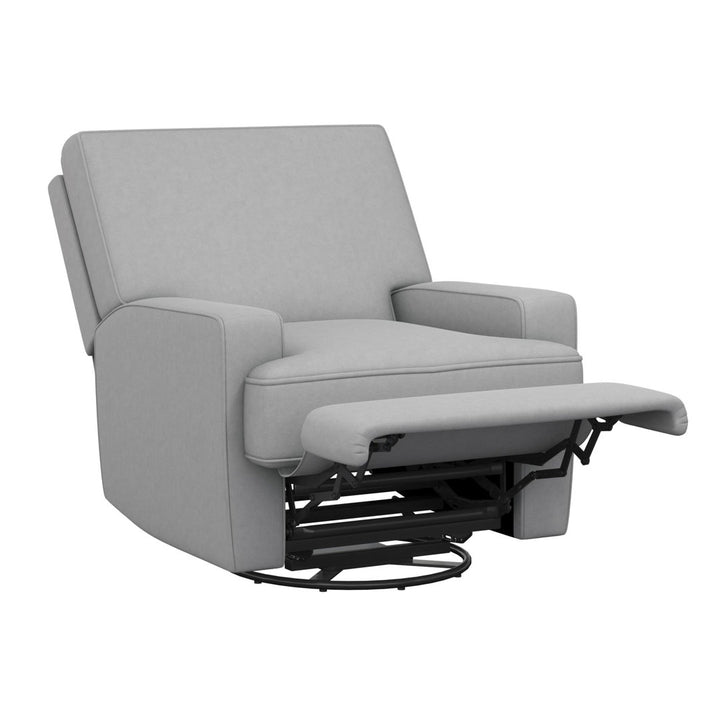 Abingdon Upholstered Swivel Reclining Glider Mack & Milo™ Upholstery Color: Gray Velvet