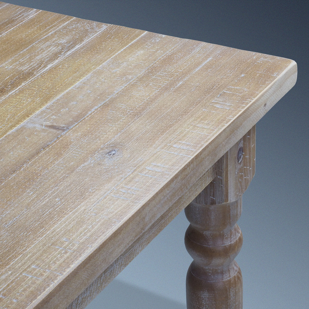 Valerie Dining Table Grain Wood Furniture Color: Driftwood