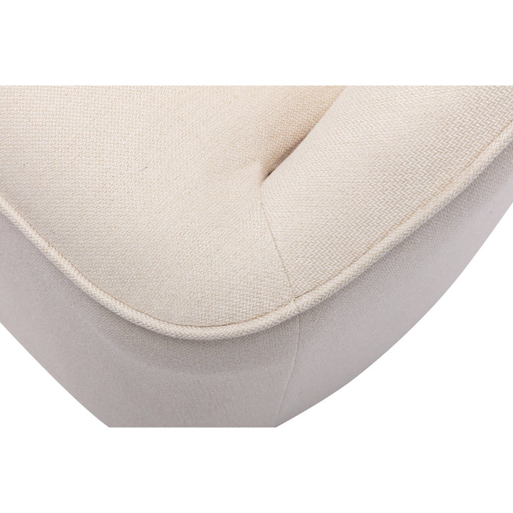 Gregory 31.9" W Polyester Swivel Barrel Chair Sand & Stable™ Fabric: Cream 100% Polyester