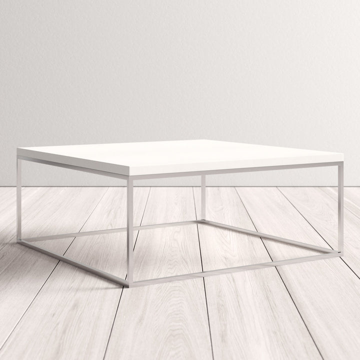Adilson Coffee Table Wade Logan® Color: White Lacquer