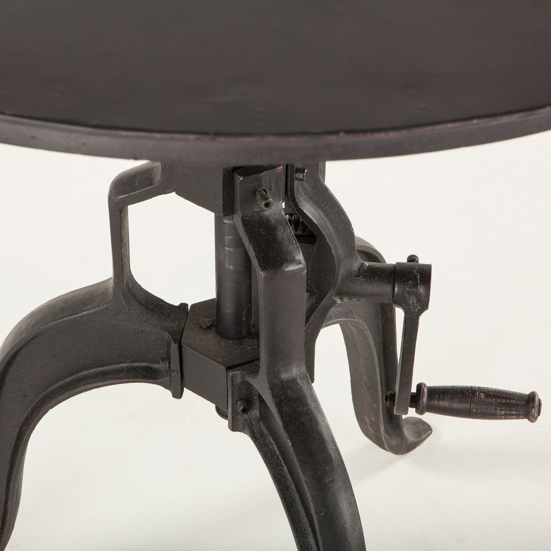 Hackett Adjustable Metal End Table Williston Forge