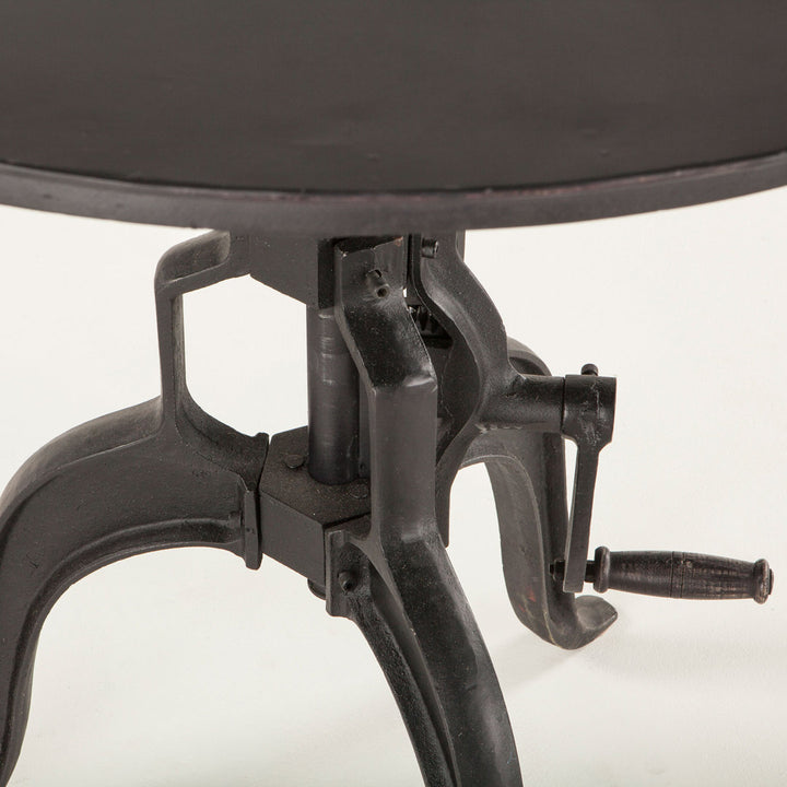Hackett Adjustable Metal End Table Williston Forge