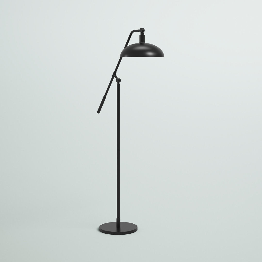 Devon 62" Task/Reading Floor Lamp Ivy Bronx Base Finish: Blackened Bronze