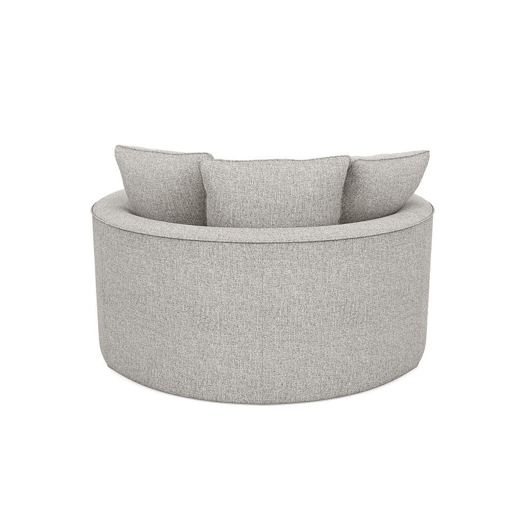 Ashonte Anjuan 61" Wide Polyester Barrel Chair Wade Logan® Fabric: Giovanna Moondust