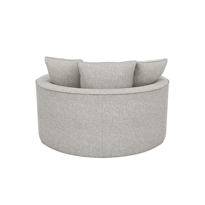 Ashonte Anjuan 61" Wide Polyester Barrel Chair Wade Logan® Fabric: Giovanna Moondust